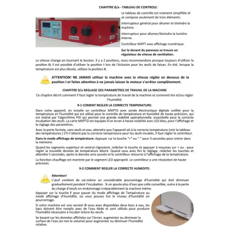 Couveuse évolutive 2 tiroirs + panier + humidificateur