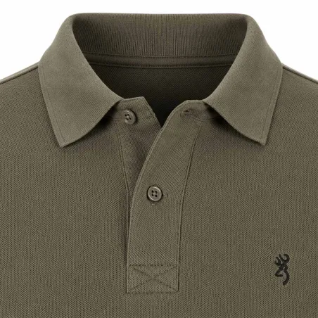 Polo Homme Browning® Ultra 79 - Coton Kaki Respirant