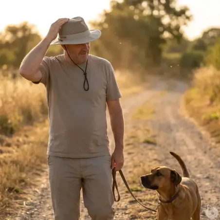 Chapeau safari Stetson Takani beige T56-57 - Léger et respirant