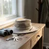 Chapeau safari Stetson Takani beige T56-57 - Léger et respirant