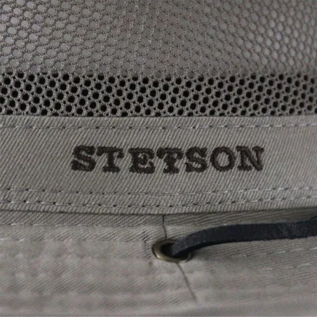 Chapeau safari Stetson Takani beige T56-57 - Léger et respirant