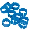 Bagues pigeon numérotées 1-25 bleu - Marquage laser indélébile