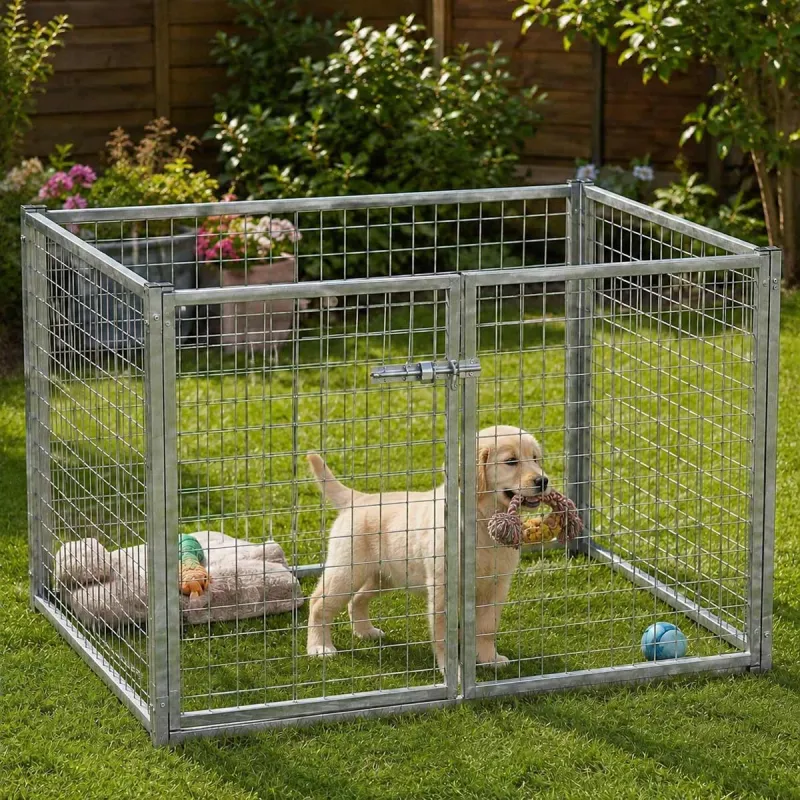 Kit parc à chiot carré 1 x 1 m