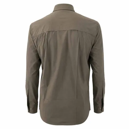 Chemise PROHUNT anti-tiques kaki stretch 4 poches manches longues