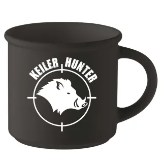 Mug Keiler Hunter 300 ml noir pour chasseurs