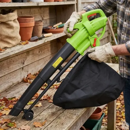 Aspirateur souffleur broyeur 3000W - Sac 35L jardin