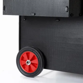Kit roues pour poulailler 2-5 poules en plastique recyclé