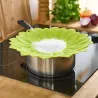 Couvercle silicone anti-débordement 33cm - Feuilles