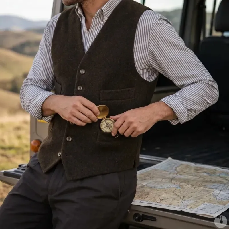 Blouson chasse Amersham Waist Vert - Walker & Hawkes