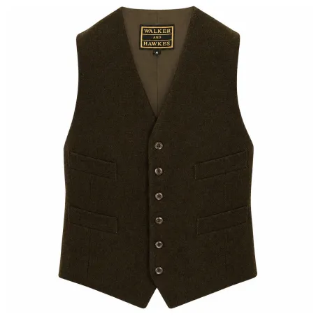 Blouson chasse Amersham Waist Vert - Walker & Hawkes