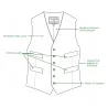 Blouson chasse Amersham Waist Vert - Walker & Hawkes