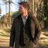 Blouson chasse Amersham Waist Vert - Walker & Hawkes