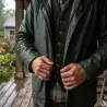 Blouson chasse Amersham Waist Vert - Walker & Hawkes