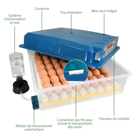 Couveuse SP Couvitech® 64 œufs automatique