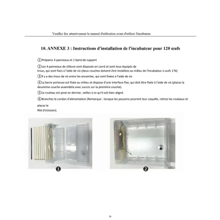 Couveuse SP Couvitech® 64 œufs automatique