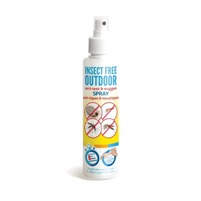 Spray anti-tiques BSI 200ml - Protection 8h adultes
