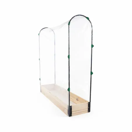 Kit 3 carrés potagers en sapin pour jardin et balcon
