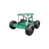 Tabouret jardin roulant 49,5x43cm - Charge 200kg max