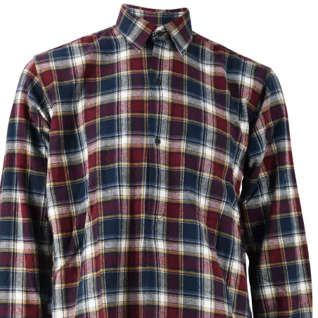 Chemise flanelle Tanouk carreaux rouge/bleu - S à 4XL