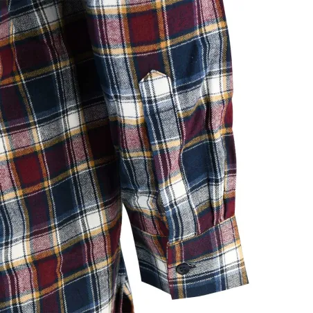 Chemise flanelle Tanouk carreaux rouge/bleu - S à 4XL