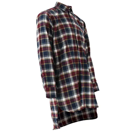 Chemise flanelle Tanouk carreaux rouge/bleu - S à 4XL