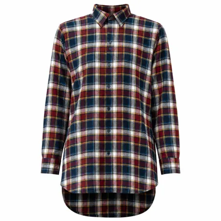 Chemise flanelle Tanouk carreaux rouge/bleu - S à 4XL
