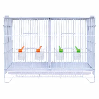 Cage d'élevage pour canaris empilable 60x27x40 cm