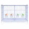Cage d'élevage pour canaris empilable 60x27x40 cm