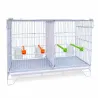 Cage d'élevage pour canaris empilable 60x27x40 cm