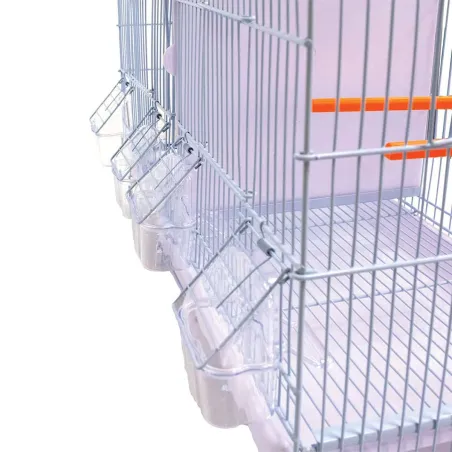 Cage d'élevage pour canaris empilable 60x27x40 cm