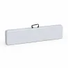 Banc pliable blanc 3 places - 180x27x43 cm extérieur