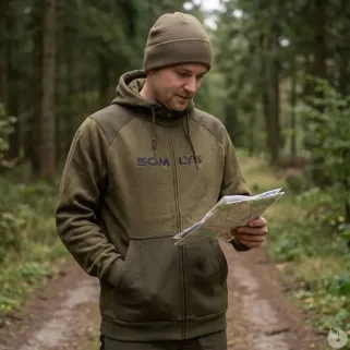 Sweat capuche marron - S à 3XL - Somlys®