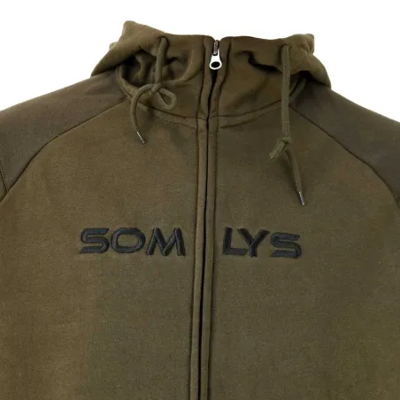 Sweat capuche marron - S à 3XL - Somlys®