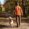 Gilet réversible chasse kaki/orange polyvalent M-4XL