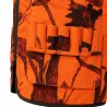 Gilet réversible chasse kaki/orange polyvalent M-4XL