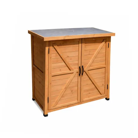 Abri jardin Sambre bois 0,36m² - 2 portes 93cm H