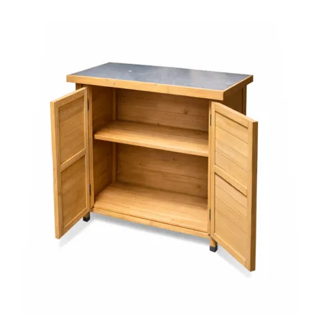 Abri jardin Sambre bois 0,36m² - 2 portes 93cm H