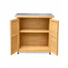 Abri jardin Sambre bois 0,36m² - 2 portes 93cm H