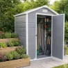 Abri Lys plastique 1,2m² - Hauteur 196 cm 1 porte