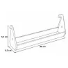 Mangeoire cage RIVER 90 cm pour volailles - Élevage