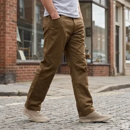 Pantalon Treeland déperlant homme marron - Tailles 38 à 60