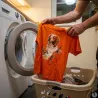 T-shirt enfant épagneul - Coton doux orange 6-12 ans