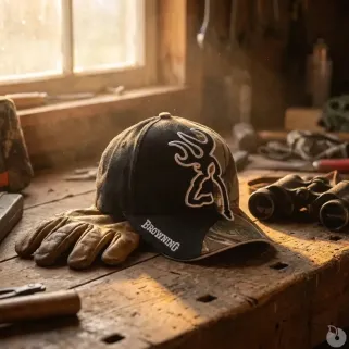 Casquette Browning Big Buckmark camo forest noir - TU
