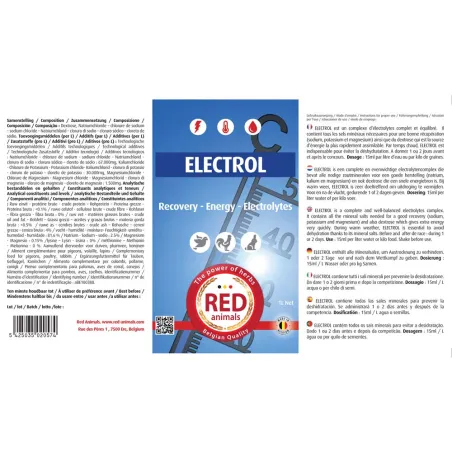 Complément Electrol pour volailles et lapins 1L - RED Animals