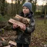 Parka enfant matelassée camo 6-16 ans 4 poches déperlante