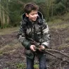 Parka enfant matelassée camo 6-16 ans 4 poches déperlante