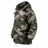 Parka enfant matelassée camo 6-16 ans 4 poches déperlante