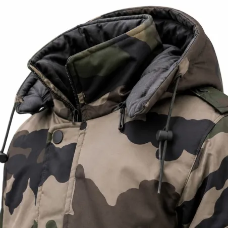 Parka enfant matelassée camo 6-16 ans 4 poches déperlante