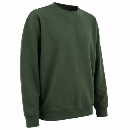 Sweat col rond kaki - Confort et polyvalence