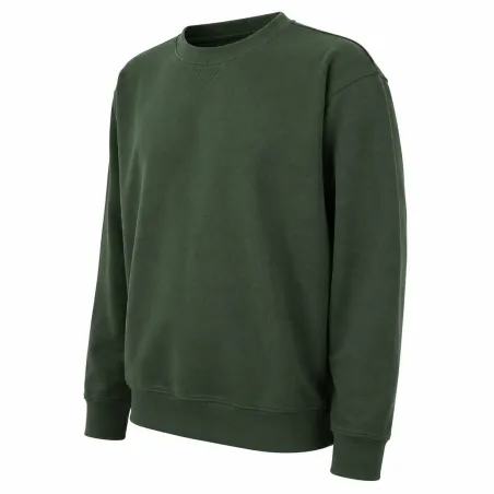 Sweat col rond kaki - Confort et polyvalence